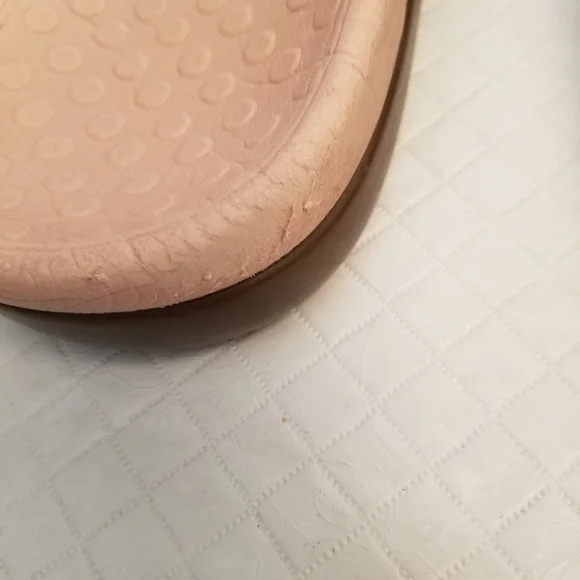 VIONIC Tieperf  Rose Gold Thongs Flip Flop Sandals 10.5 By Measurement - Picture 5 of 10